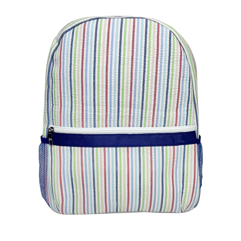 Seersucker Backpack (Full Size)