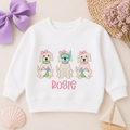 Pool Puppy Trio Crewneck-Custom Name
